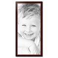 thumbnail image 2 of ArtToFrames 21" x 46" Matte mahogany Diploma Picture Frame, 21x46 inch Brown Wood Poster Frame (WOM-5108), 2 of 7