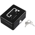 thumbnail image 1 of Mini Small Cash Box with Money Tray,Lock Box with Key,Small Safe for Kids 4.9"x 3.7"x 2.3" Black, 1 of 5