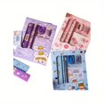 thumbnail image 4 of Ensemble de Papeterie Scolaire 6 Pcs/ensemble, 2 Crayons, 1 Règle, 1 Petit Livre, 1 Stylo Couteau et 1 Effaceur, Parfait pour Cadeaux et Fournitures de Rentrée, 4 of 5