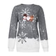 thumbnail image 4 of Pntutb Mujeres Moda O-cuello Navidad Mangas largas tops Blusa Pullover Sudadera Pntutb Pntutb-5818, 4 of 5