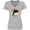 AC-Heather Grey, variant on Inktastic Dolphin Cute Beach and Vacation Women's V-Neck T-Shirt
