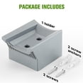 thumbnail image 2 of Bgsha Leaf Blower Storage Rack For EGO 765 Leaf Blower Wall Mount Holder Bracket ABS Black Gray For Leaf Blower Storage, 2 of 10
