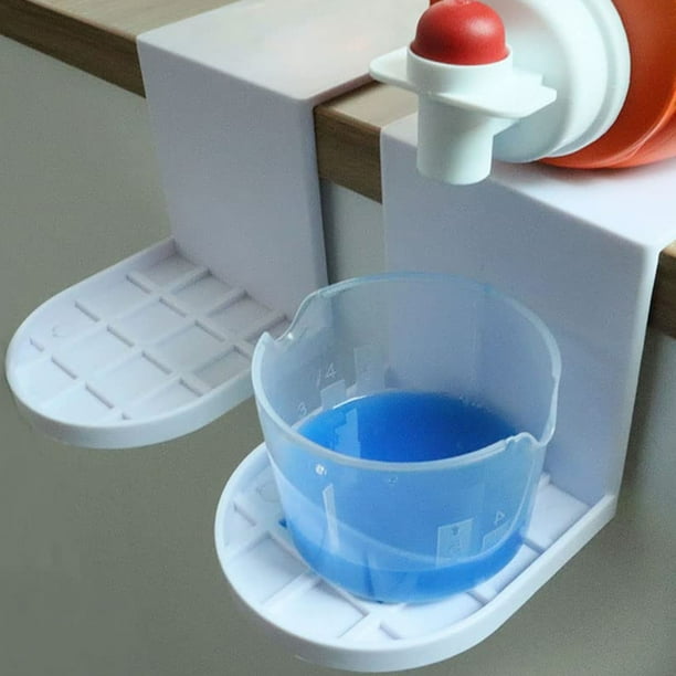 Soporte dispensador de jabón para ropa, paquete de 2 soportes para vasos de detergente para ropa, organizador de vasos para detergente diseñado para profesionales