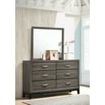 thumbnail image 2 of Watson 6-drawer Dresser with Mirror Grey Oak, 2 of 12