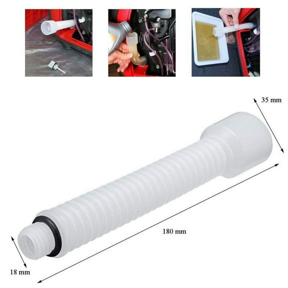 Plastic Mess Free Oil Change Funnel Tube Flexible Pipe fit for Honda Generator