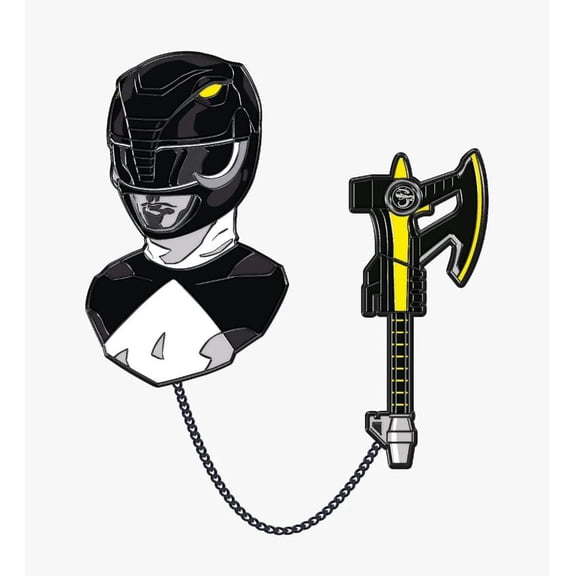 Power Rangers Luxury Enamel Icon Pin | Black Ranger