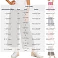 thumbnail image 3 of Nugftut Girls Pants Wide Leg Plaid Lace Trim Hem Casual Pants for Kids Size 3-4, 3 of 6