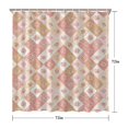 thumbnail image 5 of Unicorn and Crown White Pattern Modern Waterproof Shower Curtain Set with 12 Hooks, Washable Decorative Bathroom Shower Curtain, 5 of 6