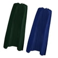 thumbnail image 1 of 2 Piezas De Adultos Hombres De s Mujeres Capas Con Capucha Gothic Devil Cloak Medieval Witch Disfraz Disfraz Hugo Capa con capucha de Halloween, 1 of 10