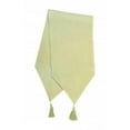 thumbnail image 1 of Mr. MJs Trading AG-11319-13x54 13 x 54 in. Ribbed Table Runner with Tassels, Sage Green, 1 of 1