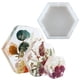 thumbnail image 5 of Molde de resina epoxi hexagonal de silicona para manualidades, jabón, velas, flores secas 8.9x7.8x2.1 pulgadas, 5 of 8