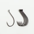 thumbnail image 2 of Mustad Super Fine Finesse Hook - Size: 1/0 (Black Nickel) 6pc, 2 of 9