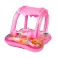 thumbnail image 4 of Flotador de piscina divertido con dosel, flotador inflable de dibujos animados para nadar, juguete acuático para parque acuático, playa al aire libre Con campana sin asa, 4 of 9