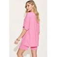 thumbnail image 2 of SET Basic Bae Full Size V-Neck Drop Shoulder Top and Shorts Set, 2 of 11