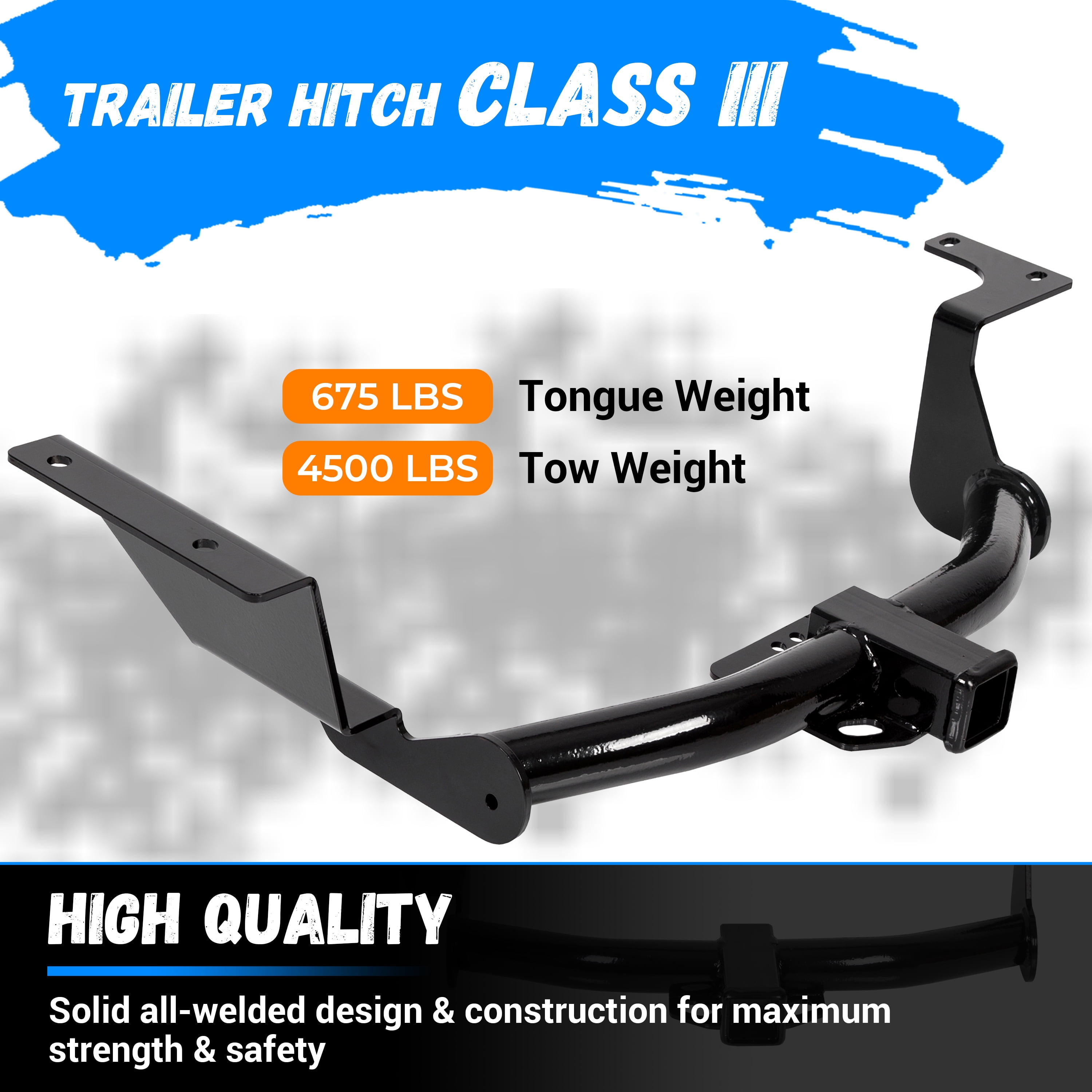 Kojem Trailer Hitch 2-Inch Receiver for 2007 2008 2009 2010 2011 Honda CRV CR-V Class 3 Tow Hitch