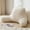 Ivory White, variant on Reading Pillow for Sitting in Bed, Flannel Back Pillow Bed Sitting Up for Adult & Children, Backrest Cushion for Sit Up in Couch or Floor, Dorm Essentials, Dark Gray
