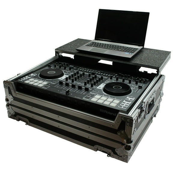Harmony HCDJ808LT Flight Glide Laptop Stand DJ Custom Case for Roland DJ-808