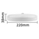thumbnail image 5 of Luz de techo LED con sensor de movimiento 12W 1500LM 6500K Blanco frío IP56 Luz de techo LED redonda impermeable para escalera interior al aire libre Baño Garaje Corri, 5 of 5