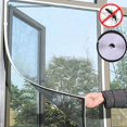 thumbnail image 2 of Rideau de Porte Fenêtre Anti-Insectes Moustiques Filet Protecteur d'Écran Blanc, 2 of 5