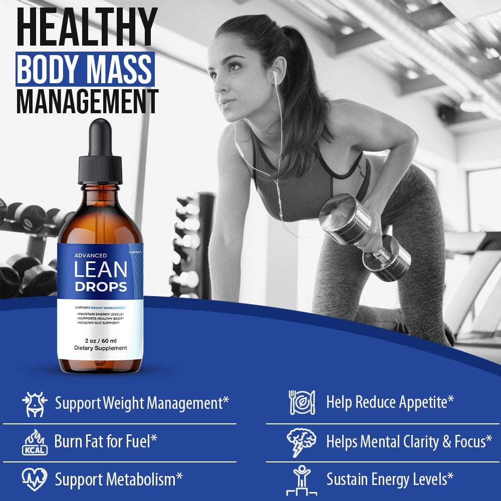 (10 Pack) Lean Drops Liquid Supplement, LeanDrops Max Strength Supplement, All Natural Formula, 60 ML per Bottle