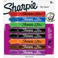 thumbnail image 2 of Sharpie Flip Chart Marker - Bullet Marker Point Style - Assorted Water Based Ink - 8 / Pack | Bundle of 2 Packs, 2 of 2