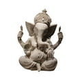 thumbnail image 2 of Billuyoard Elegante estatua de Ganesha pintada a mano para comedor, oficina, decoración, artesanía de resina de primera calidad, tallada para Decoración del hogar S, 2 of 6