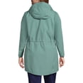 thumbnail image 2 of Lands' End Women's Plus Size Waterproof Hooded Packable Raincoat, 2 of 3