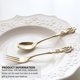 thumbnail image 3 of EeaseMX 1 juego de vajilla de cocina con tenedor y cuchara ingleses, utensilios para comer, vajilla retro, 3 of 8