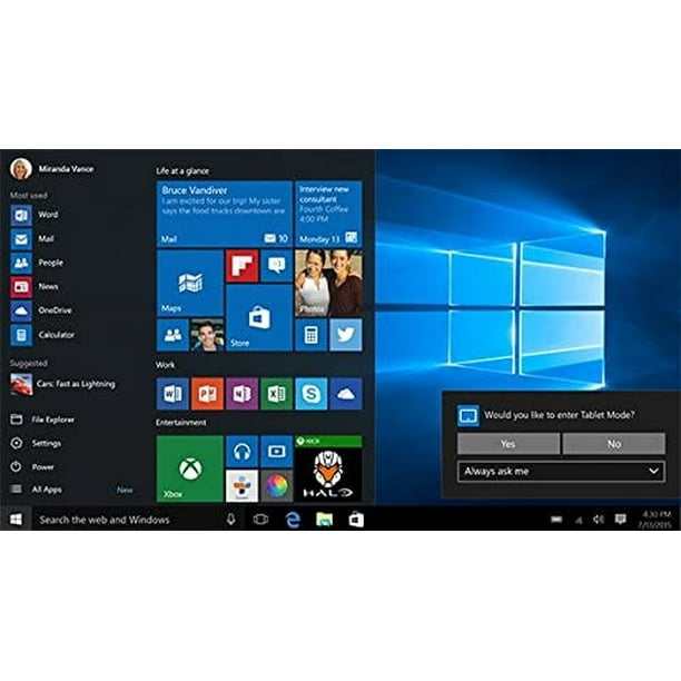 Microsoft Windows 10 Home 32/64-bit Creators Update Operating