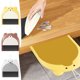 thumbnail image 1 of Juego de cepillo y recogedor de escritorio | Barrendero compacto para escritorio, teclado, mesa | Cerdas blandas, plástico sin arañazos, marrón amarillo blanco, 9,25x7,09 pulgadas | Ligero, 1 of 6