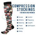 thumbnail image 2 of FORMRS Womens Knee High Socks Casual Long Thick Travel Daily Wear, 1 Pair, Black Lucky Cat, 2 of 6