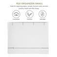thumbnail image 5 of 2pcs Plastic File Folder Set, Document Organizer, Practical File Storage for Office and Home Use, 5 of 6