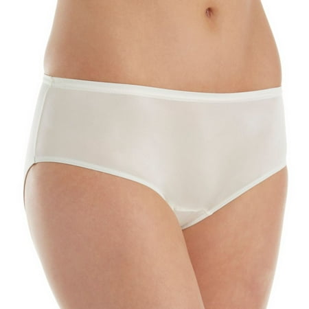 

Women s Shadowline 11032 Nylon Hidden Elastic Hipster Panty (Ivory 6)