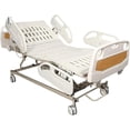 thumbnail image 1 of Cama de Hospital Eléctrica Magnimed 5 Posiciones Soporta hasta 150kg Barandales Abatibles Neumáticos Ruedas Con Frenos, 1 of 7