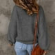thumbnail image 4 of Suéter de cuello alto y blusa informal de cuello alto de invierno para mujer, suéter tejido de manga larga, suéteres sólidos, suéter para mujer, 4 of 7