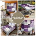 thumbnail image 6 of Rustic Purple Large Tapestry for Bedroom Wall Hanging Tapestry, Abstract Oil Painting Grunge Art Ombre Ceiling Backdrop Tapestries Poster Blanket Wall Decor for Teens Room Living Room Dorm 86" x 104", 6 of 8