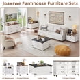 thumbnail image 6 of Joaxswe White Farmhouse Nightstands Set of 2 & 7-Drawer Dresser, 54" Wood Dresser, 24" Bedside Tables for Bedroom, Living Room, Hallway, 6 of 11