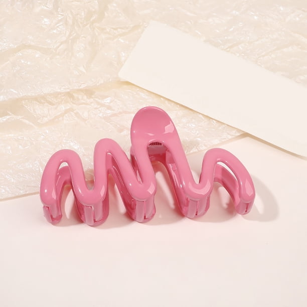 Puntoco Pinzas para el cabello para mujeres: pinzas para el cabello grandes antideslizantes mate para cabello grueso y fino, pinzas para el cabello grandes de sujeción fuerte, pinzas para el cabel