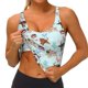 thumbnail image 3 of Fotbe Cute Pug Dogs Sujetador Deportivo Largo sin Aros para Mujer con Almohadillas y Soporte Medio, Transpirable y Absorbente, Camiseta Tipo Chaleco o Tank Top-Large, 3 of 8