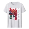 thumbnail image 3 of 2026 Soccer Cup Shirts For Women Crewneck Football Sports Jerseys Tops Summer USA Canada Mexico Flag Graphic Tee, 3 of 6