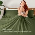 thumbnail image 4 of Bare Home TENCEL™ Sheet Set - Lyocell derived from Eucalyptus - Twin XL, Cypress, 4 of 9