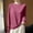 Red, variant on Liuinsasek Women's Long-Sleeve Top Knit Pullover Fashionable Thin Lightweight Solid-Color Round-Neck Base Layer Winter Outfits