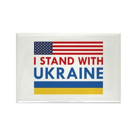 

CafePress - I Stand With Ukraine - Rectangle Magnet 2 x3 Refrigerator Magnet