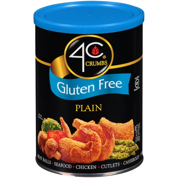 4c Gluten Free Plain Crumbs 12 Oz Canister Walmart Com Walmart Com