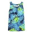 thumbnail image 4 of Women's High Neck Tankini Top - Halter Tie Dye Print Swim Top, Tummy Control Modest Bathing Suit Top for Beach & Pool (S-XXL), 4 of 4