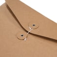 thumbnail image 4 of Uxcell A5 Document Filing Envelopes Pocket String File Folders, Brown 5 Pack, 4 of 5