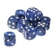 thumbnail image 3 of Juego de 10 dados de colores de 6 caras, transparentes, para juegos de cartas de mesa, 16 Plata azul, 3 of 7