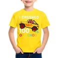 thumbnail image 4 of JAJAHO 100 Days Of School Shirts Kids Boys Girls Short Sleeve 100Th Day Of School Kindergarten Celebration Letter Printed T Shirt 3-13 Years Cute Tops, 4 of 4