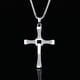 thumbnail image 1 of Collar de cruz s925 colgante de cruz de estrella de plata estilo europeo y americano colgante de hombre, 1 of 3