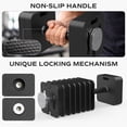 thumbnail image 5 of ARVIVO 2PCS 80lb Adjustable Dumbbell Set with 12×5lb Increments & 10lb Handle Quick-Lock Square Dumbbells for Home Gym, 5 of 9